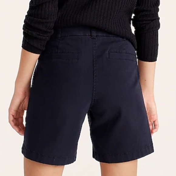 J. Crew 7" stretch chino khaki shorts H5809 Purple 6 - Picture 5 of 7